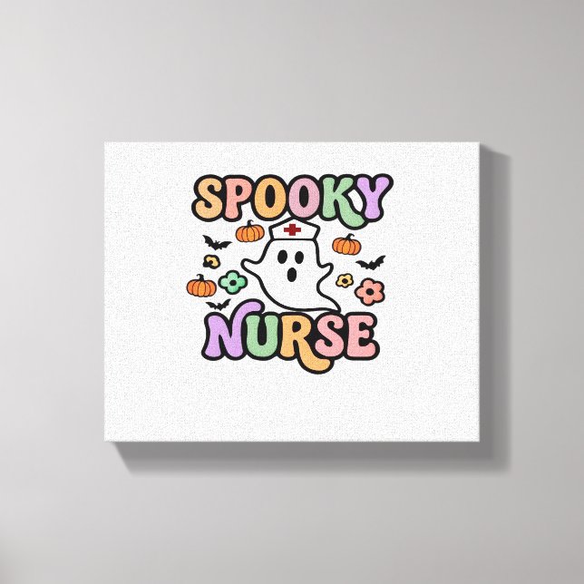 Creepy Nurse Classic T-Shirt Canvas Print (Front)