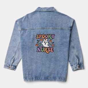 Creepy Nurse Classic T-Shirt Denim Jacket