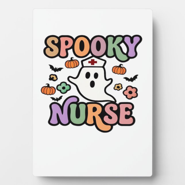 Creepy Nurse Classic T-Shirt Plaque (Front)