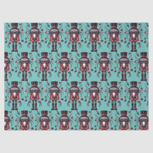 Creepy Nutcracker Tissue Paper (Front)