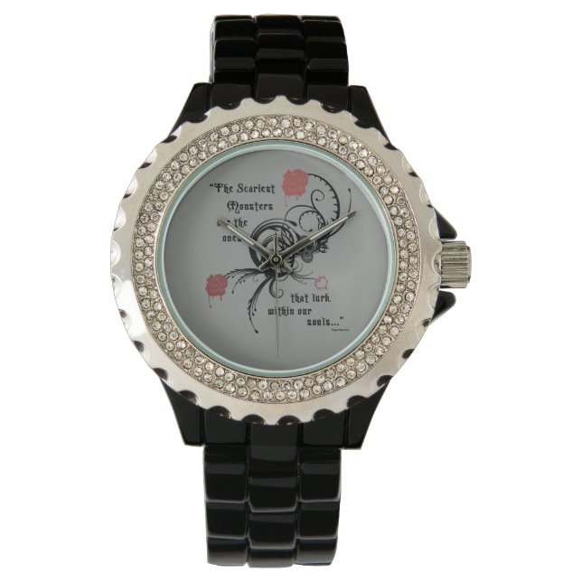 Creepy Poe Quote Watch (Front)