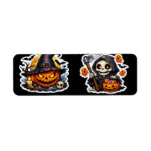 🧟 Creepy Pumpkin Witch Halloween