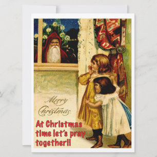 Creepy Santa Card