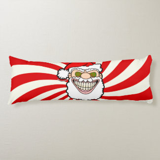 Creepy Santa Claus Screwball Graphics Body Pillow