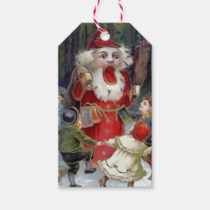 Creepy Santa Gift Tags