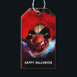 Creepy Scary Killer Clown Halloween Party Favour Gift Tags<br><div class="desc">Customize however you want.</div>