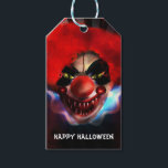 Creepy Scary Killer Clown Halloween Party Favour Gift Tags<br><div class="desc">Customize however you want.</div>
