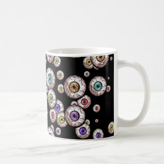 Creepy Scattered Eyeballs - mug