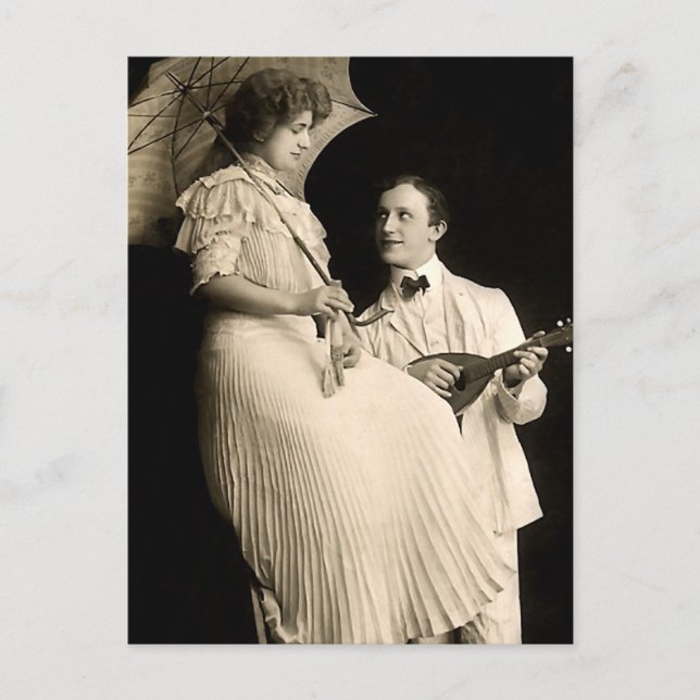 Creepy Serenade Postcard (Front)