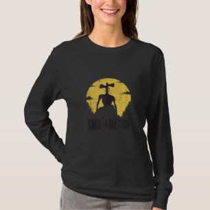 Creepy Siren Head Costume Kids Boys Creepypasta Ha T-Shirt