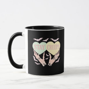 Creepy – Skeleton Hand Holding Hearts Sweet And Sp Mug