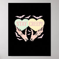 Creepy – Skeleton Hand Holding Hearts Sweet And Sp