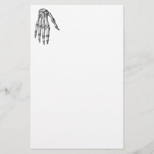 Creepy Skeleton Hand Stationery