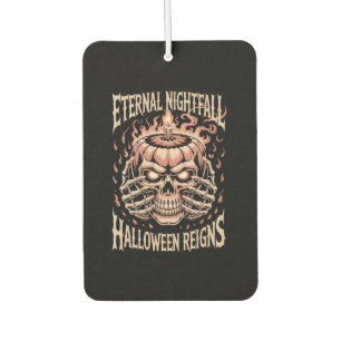 Creepy Skeleton Hands Pumpkin Skull Air Freshener