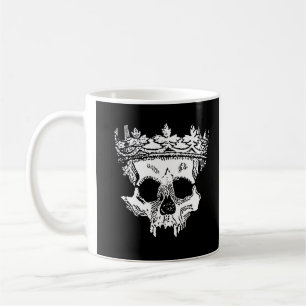 Creepy Skeleton Head on a Coffee Mug