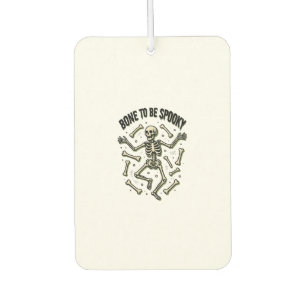 Creepy Skeleton Shirt Vintage Halloween Bones Desi Air Freshener