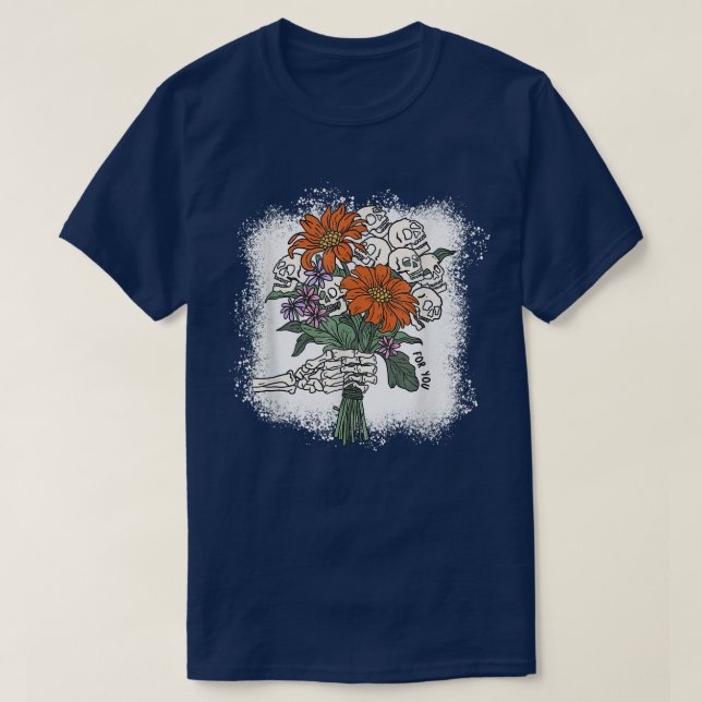 Creepy Sketlen Sunflower Halloween Pumpkin For Boy T-Shirt (Design Front)