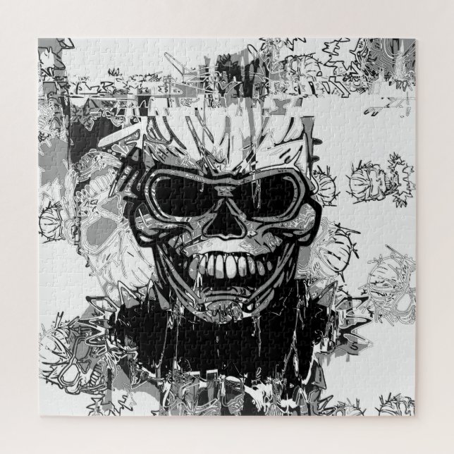  Creepy Skull Artwork  Jigsaw Puzzle (Vertical)