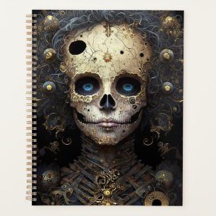 Creepy Skull Gothic Dark Fantasy Art Planner