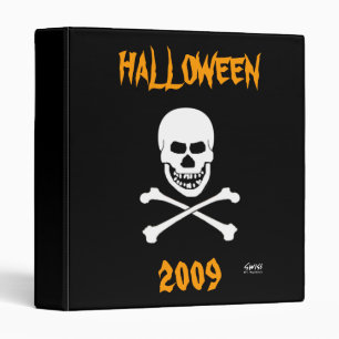 Creepy Skull Halloween Party Photo Scrapbook Album Binder