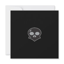 Creepy Skull Invitations