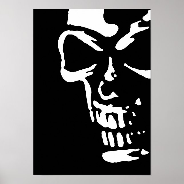 Creepy Skull Poster (Front)