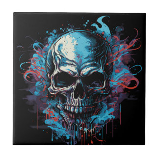 Creepy Skull Tile