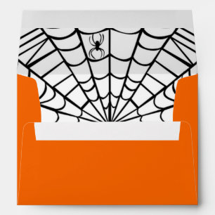 Creepy Spider Web Halloween Envelopes