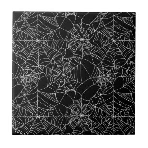 Creepy Spider Webs Tile