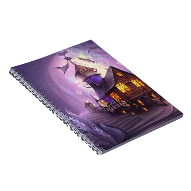  Creepy Spooky House  Notebook (Right Side)