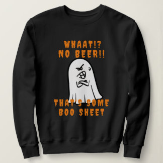 Creepy That's Boo Sheet White Halloween Ghost Sweatshirt