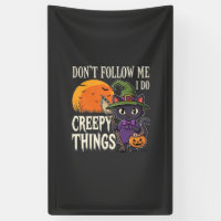 Creepy Things Halloween Cat Witch Design_1