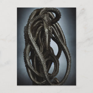 Creepy Unknown Octopus Tentacle Creature Postcard