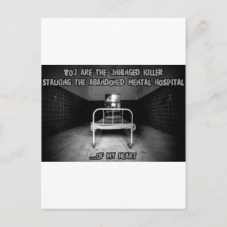 Creepy Valentine Holiday Postcard