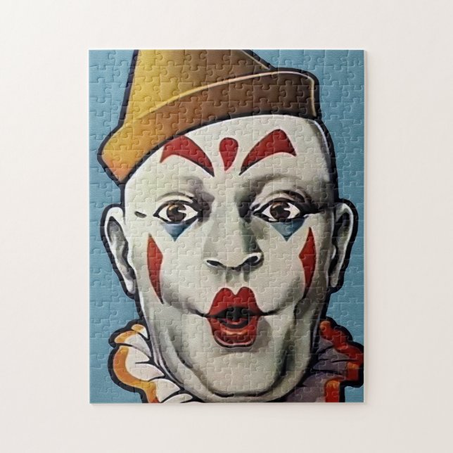 Creepy Vintage Clown 4 Puzzle (Vertical)