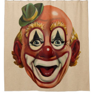 Creepy Vintage Clown Face