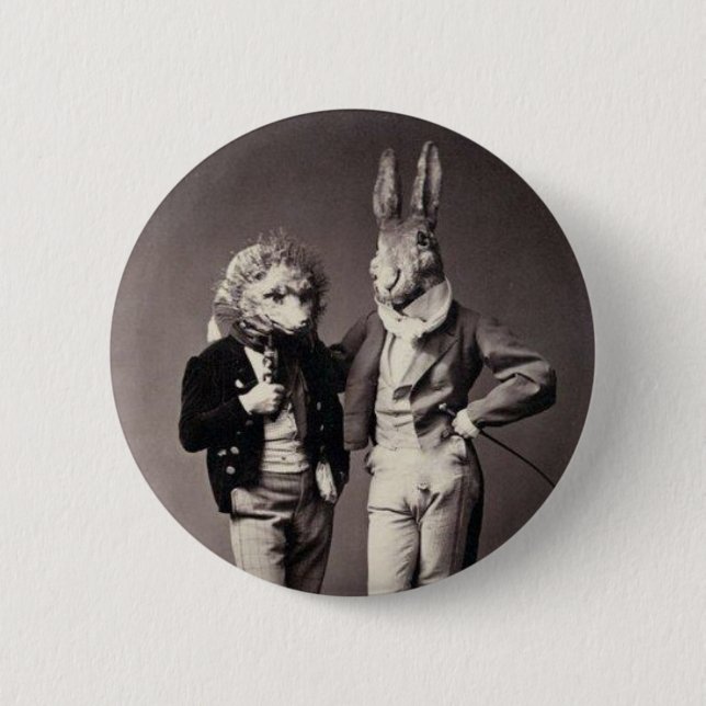 Creepy Vintage Costumes 2 Inch Round Button (Front)