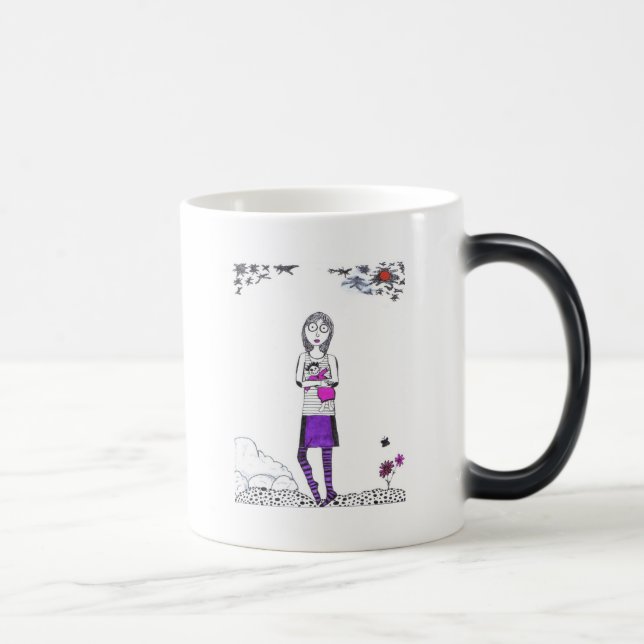 Creepy walk magic mug (Right)