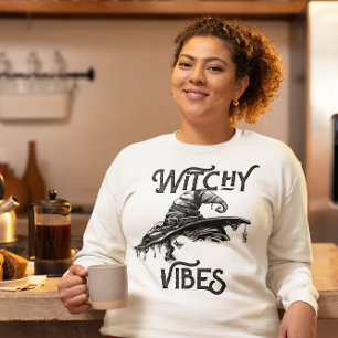 Creepy Witchy Vibes Hoodie - Women's Halloween
