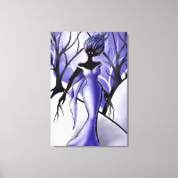 Creepy Woman Monster Macabre Art