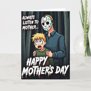 Creepy Woods Happy Mothers Day Card