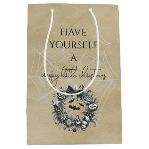 Creepy Wreath Medium Gift Bag
