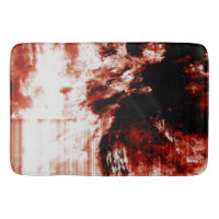 Creepy Zombie Bloody Large Bath Mat