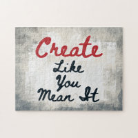 Créer Comme Vous Voulez Dire It Jigsaw Puzzle