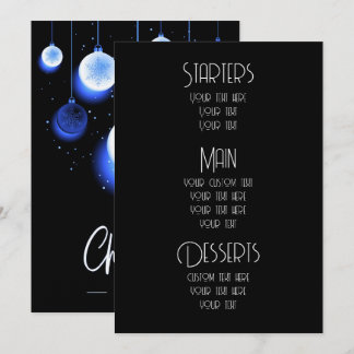 Créer des ornements de Noël personnalisés Menus de