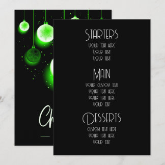 Créer des ornements de Noël personnalisés Menus de