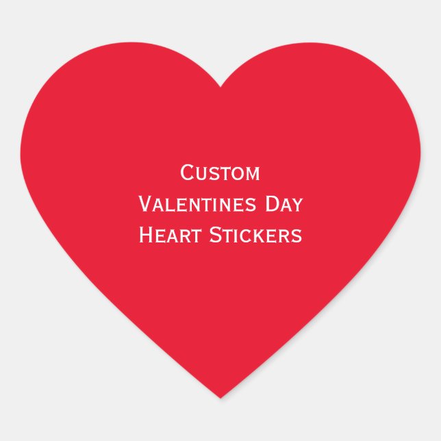 Créer des valentines personnalisées Stickers Photo (Devant)