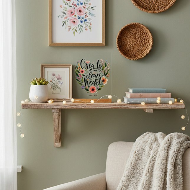 Créer en moi un coeur propre fleuri (Créateur téléchargé)