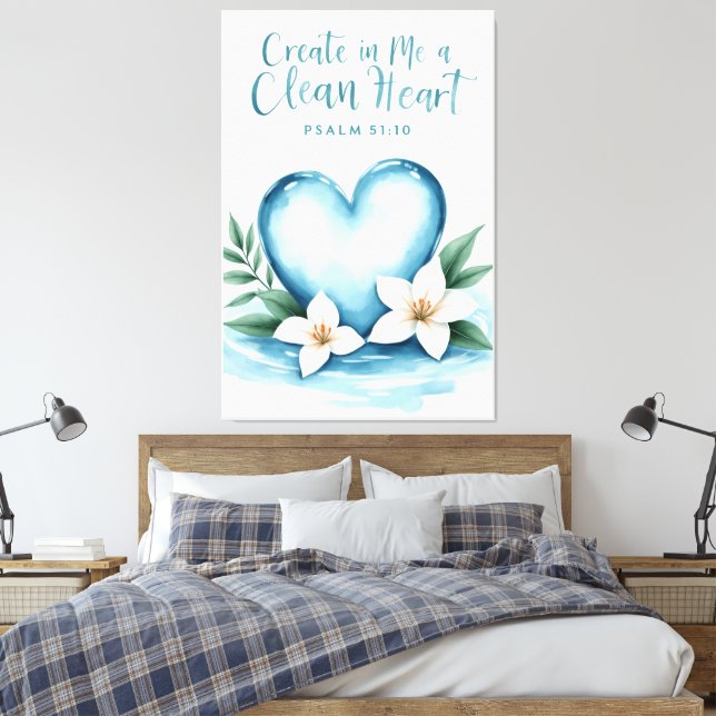 Créer en moi une toile de coeur propre (Insitu(Chambre))
