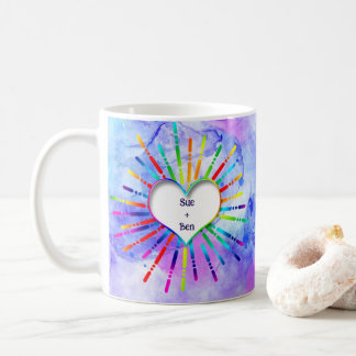 Créer la paix et l'amour Personnaliser Mug par les